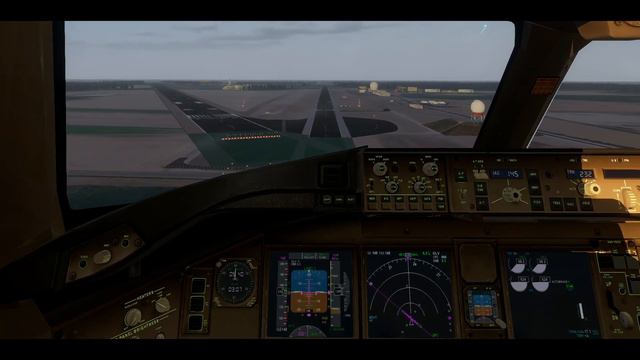 X Plane 11 Flight Factor 777-300ER Россия  (autoland CAT ILS-III 3.5°)