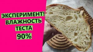 ЭКСПЕРИМЕНТ! Хлебное тесто влажностью 90%. Что получится?