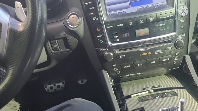 Lexus IS-F OEM radio installation смотреть онлайн