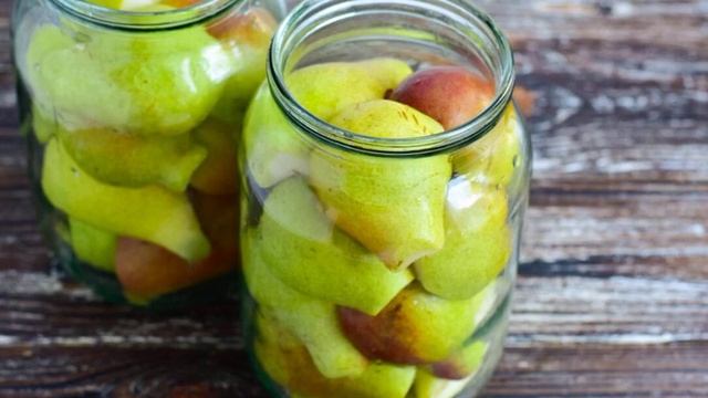 Груши маринованные на зиму без стерилизации смотреть онлайн