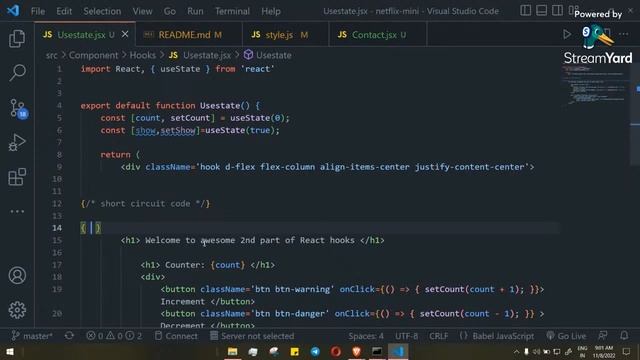 React Hooks: UseState and UseEffect смотреть онлайн