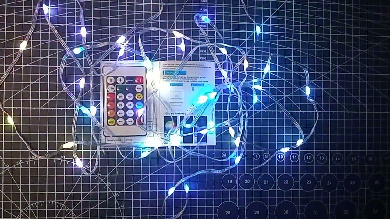 гирлянда RGBIC led bluetooth 5 метров с пультом смотреть онлайн