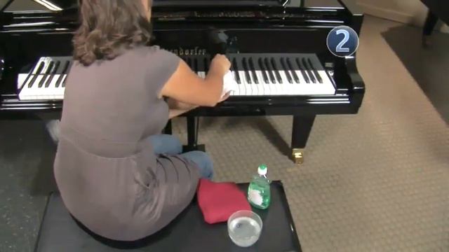 How To Wipe The Ivory Keys Of Your Piano