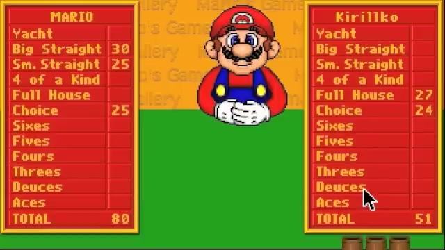 Mario's Game Gallery gameplay смотреть онлайн