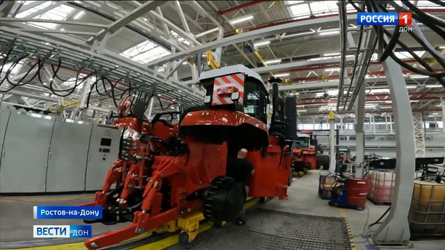 Глава Минпромторга РФ Антон Алиханов на Ростсельмаш смотреть онлайн