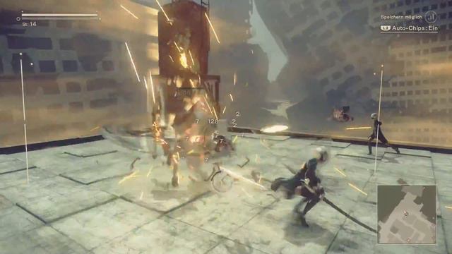 Walkthrough - NieR Automata #07 - Maschinendorf смотреть онлайн