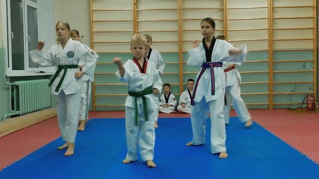 Тхегук-Сам-Джан  Аттестация по таэквондо Третий тхегук  TAEGEUK  3  JANG