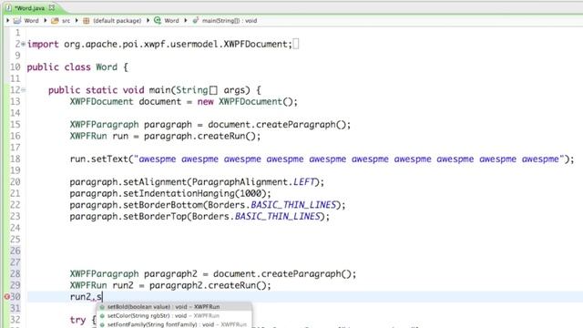 Java and Word - 04 - The Paragraph смотреть онлайн