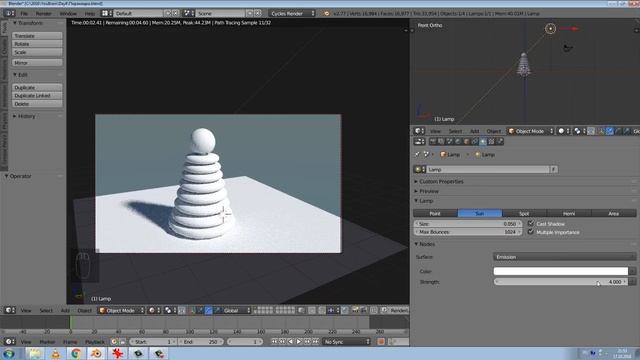 YouBrain. Курс по Blender3d. Занятие №4 смотреть онлайн