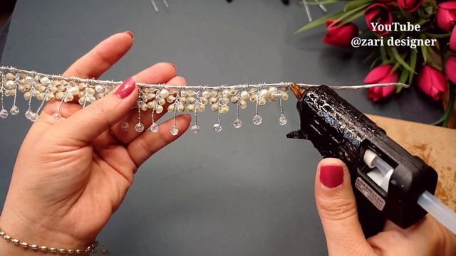 Making Crystal Bridal Headband/shiny And Dazzling??/pearl Tiara Wedding