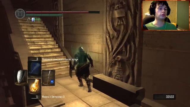 Куём копье Рог Лунной Бабочки - Dark Souls - #54 смотреть онлайн