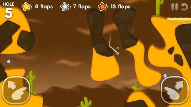 Flappy Golf 2 BEACH LAND HOLE 1-9 Gold Star Walkthrough смотреть онлайн