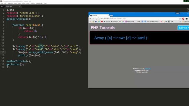 PHP Course Full Tutorial (Part 7) ( Lesson 2) Advanced Array (45 Codes) смотреть онлайн