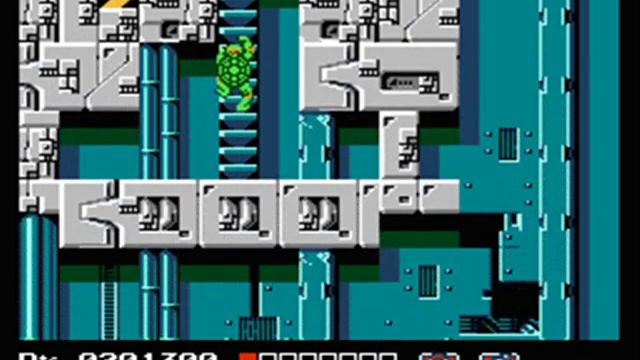 Teenage Mutant Ninja Turtles 1 NES - Technodrome/Shredder No Scroll weapon смотреть онлайн