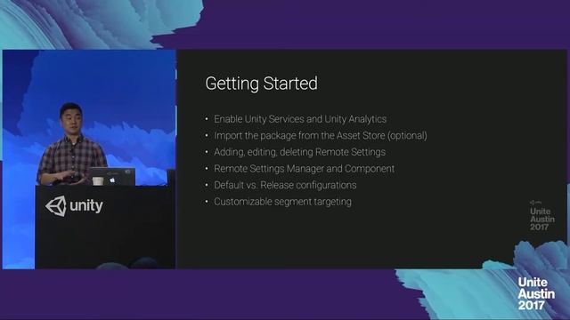 Unite Austin 2017 - Unity Analytics Deep Dive - Standard Events & Remote Settings смотреть онлайн