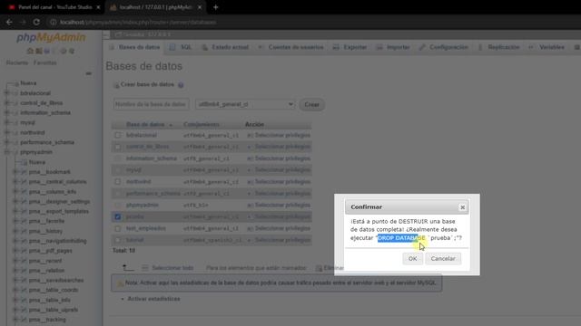 ? Como ELIMINAR Base de Datos en PhpMyAdmin - Tutorial 2023 ✅ смотреть онлайн