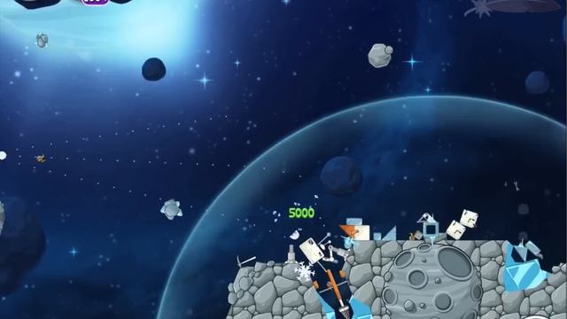 Angry Birds Space 8-23 Beak Impact Space Eagle Walkthrough смотреть онлайн
