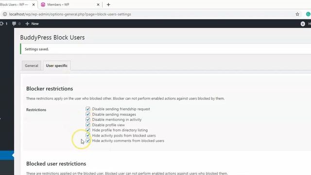 How to configure settings for BuddyPress Block Users смотреть онлайн