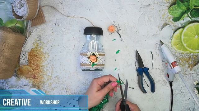 DIY?ВИНТАЖНЫЙ ДЕКОР БАНКИ ИЗ ПОД КОФЕ натуральными материалами?Декор банки своими руками смотреть онлайн