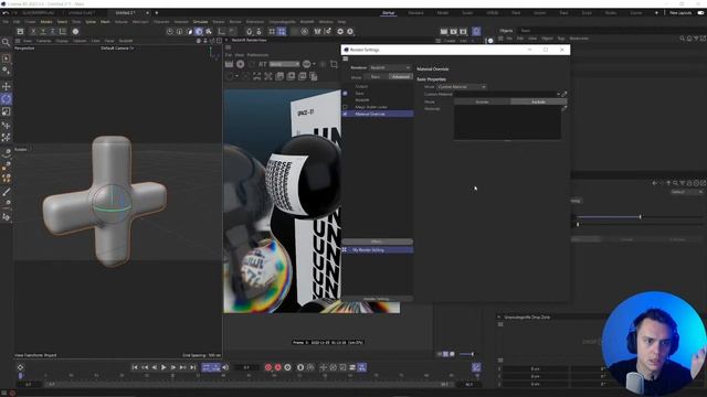 Cinema 4D и After Effects. Glassmorphism Стрим#80 Часть 2 смотреть онлайн