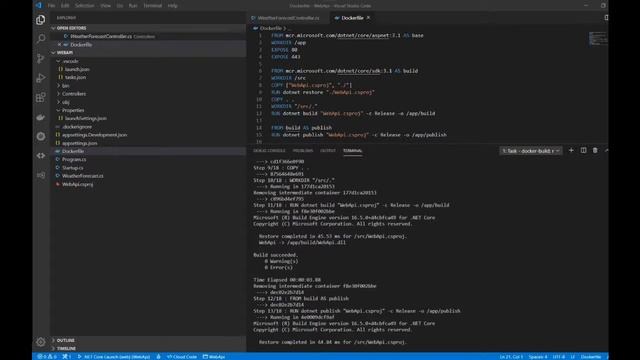 [FR] ASP NET Core 3.1 WebAPI HTTPS Visual Code Docker Kubernetes Skaffold Part 1 смотреть онлайн
