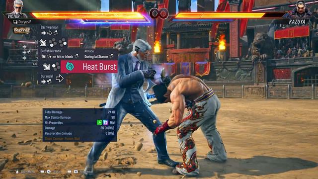 Tekken 8 Victor Combos - Tekken 8 Victor Combo Tutorial смотреть онлайн