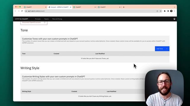 How to Add a Custom Tone or Writing Style in AIPRM смотреть онлайн