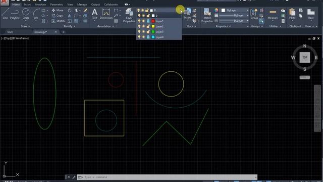 Lock and unlock AutoCAD layer смотреть онлайн