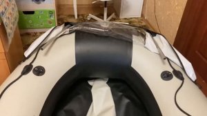Установка носового тента на лодку Муссон 3200 СК