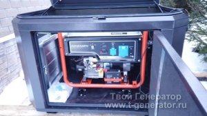 Как выглядит генератор в кожухе (Zongshen PB 6000 E) + кожух МАНРОЙ ⚡ Электростанция 5 КВТ