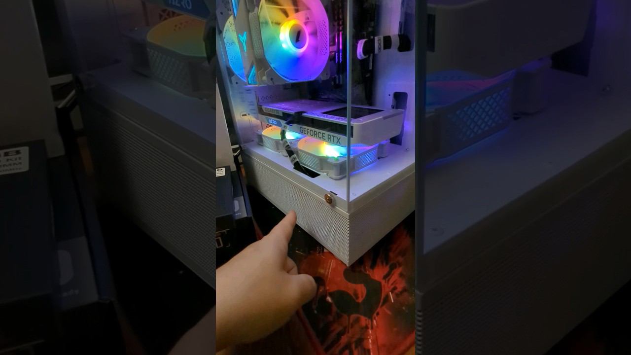 белая игровая сборка ПК #shorts смотреть онлайн