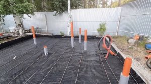 Фундаментная плита под двухэтажную баню 6 на 6 своим руками