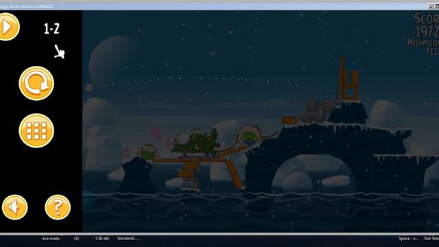 Кирюша играет в ЭНГРИ БЕРДС. смотреть онлайн