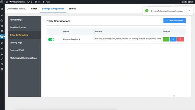 Set Conditional Confirmation Message For Online Forms | WP Fluent Forms смотреть онлайн