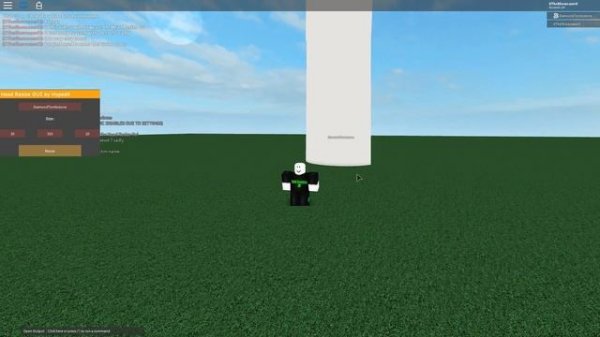 Roblox Script Showcase Episode#727/Head Resize Gui