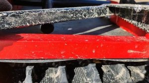 ТОФАЛАР 500, натягиваем гусеницу.