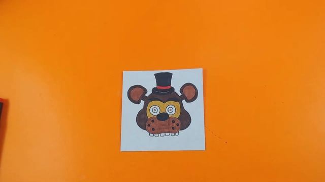 Аниматроники , Медведь Фредди.Простая поделка,КАК СДЕЛАТЬ ПОДЕЛКУ ИЗ БУМАГИ. смотреть онлайн