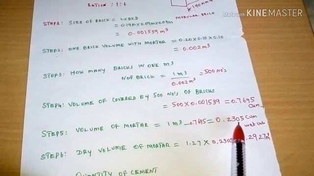 How Many Numbers In One Meter Cube And Quantity Of Cement And Sand In Mortar/ Tamil