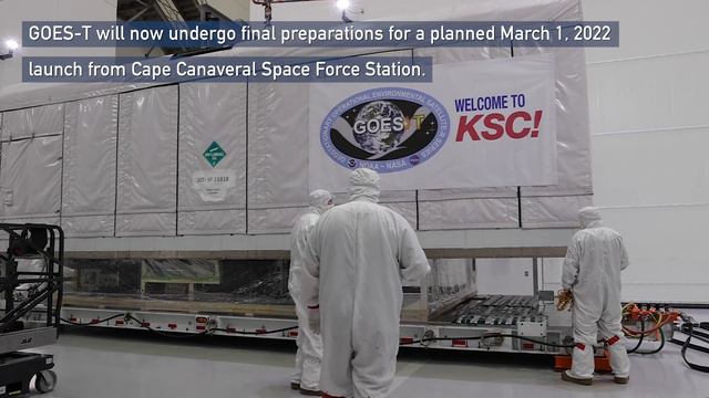 Earth from Orbit: GOES-T Arrives at Kennedy Space Center смотреть онлайн
