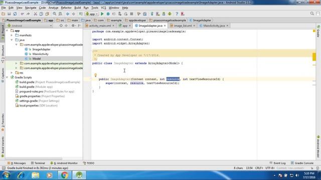 Use Android Picasso library to download images Part 1 смотреть онлайн