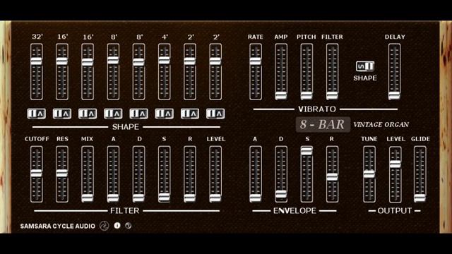 8-Bar organ VST by Samsara Cycle Audio смотреть онлайн