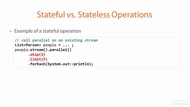 46 Stateful and Stateless Operations The Limit Method Example смотреть онлайн