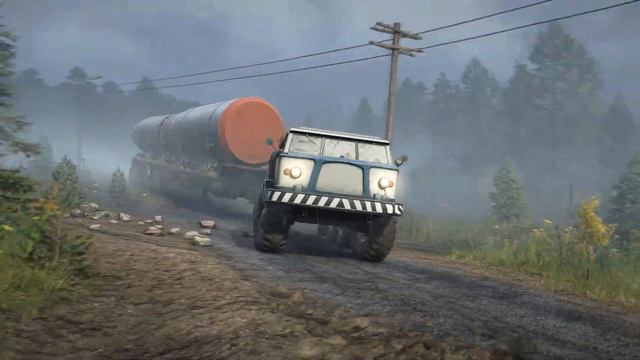 SnowRunner - Zil-135LM 8x8 - Heavy Trailer Offroad Transporting Rocket Assembly смотреть онлайн