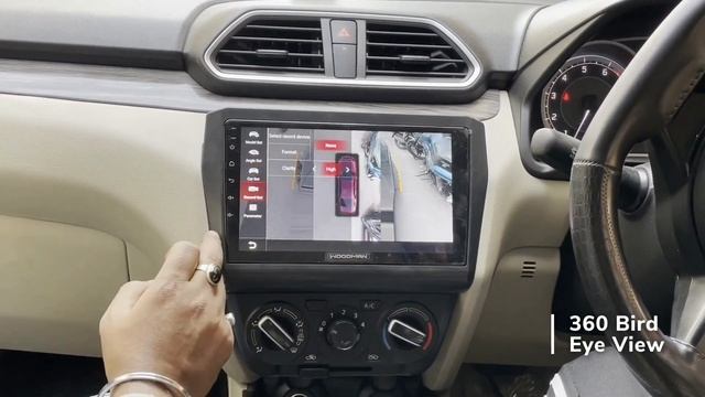 Woodman car stereo 360 Bird View System | Android Car Stereo for Maruti Swift with 360 Camera | 202 смотреть онлайн