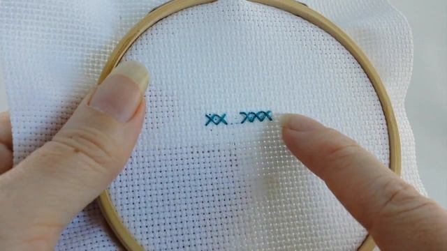 Cross stitch techniques: English method and Danish method смотреть онлайн