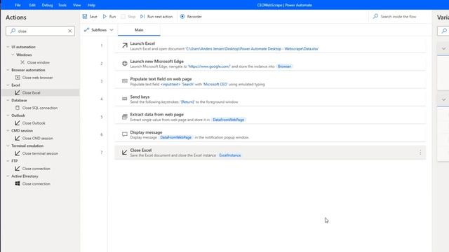 Power Automate Desktop: How to Read Excel, Do an Online Search, and Write the Result Back to Excel смотреть онлайн
