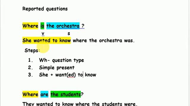 Wh- questions and reported question in present simple/ 9th grade смотреть онлайн