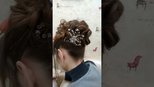 Украшение для прически невесты смотреть онлайн