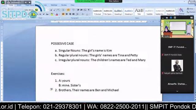 BAHASA INGGRIS 9 ll PRONOUN смотреть онлайн