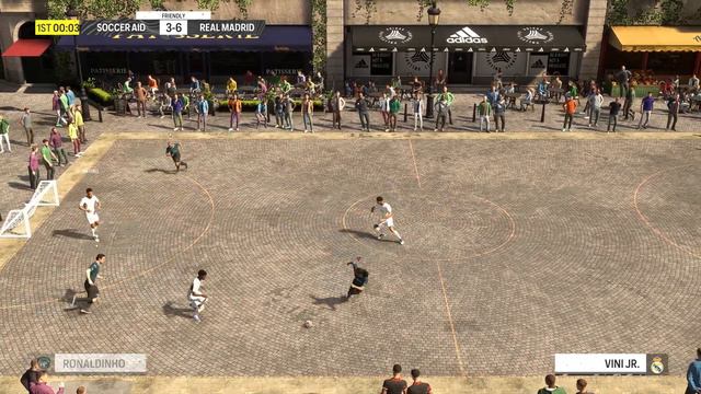 FC24 Volta 3x3 Ronaldinho team vs Viniciuc team. смотреть онлайн